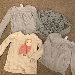 🎈 Bundle of 4 - Long-sleeve Shirt / Sweater (4T)